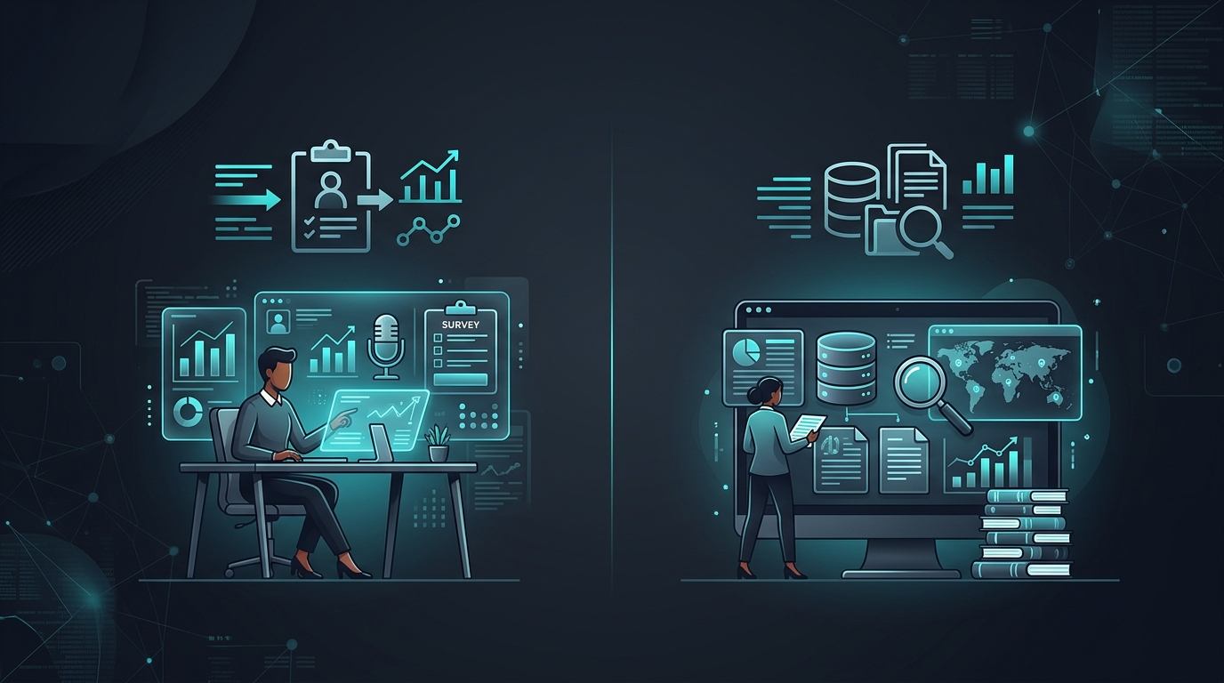 2 Types of Market Research: Primary vs. Secondary