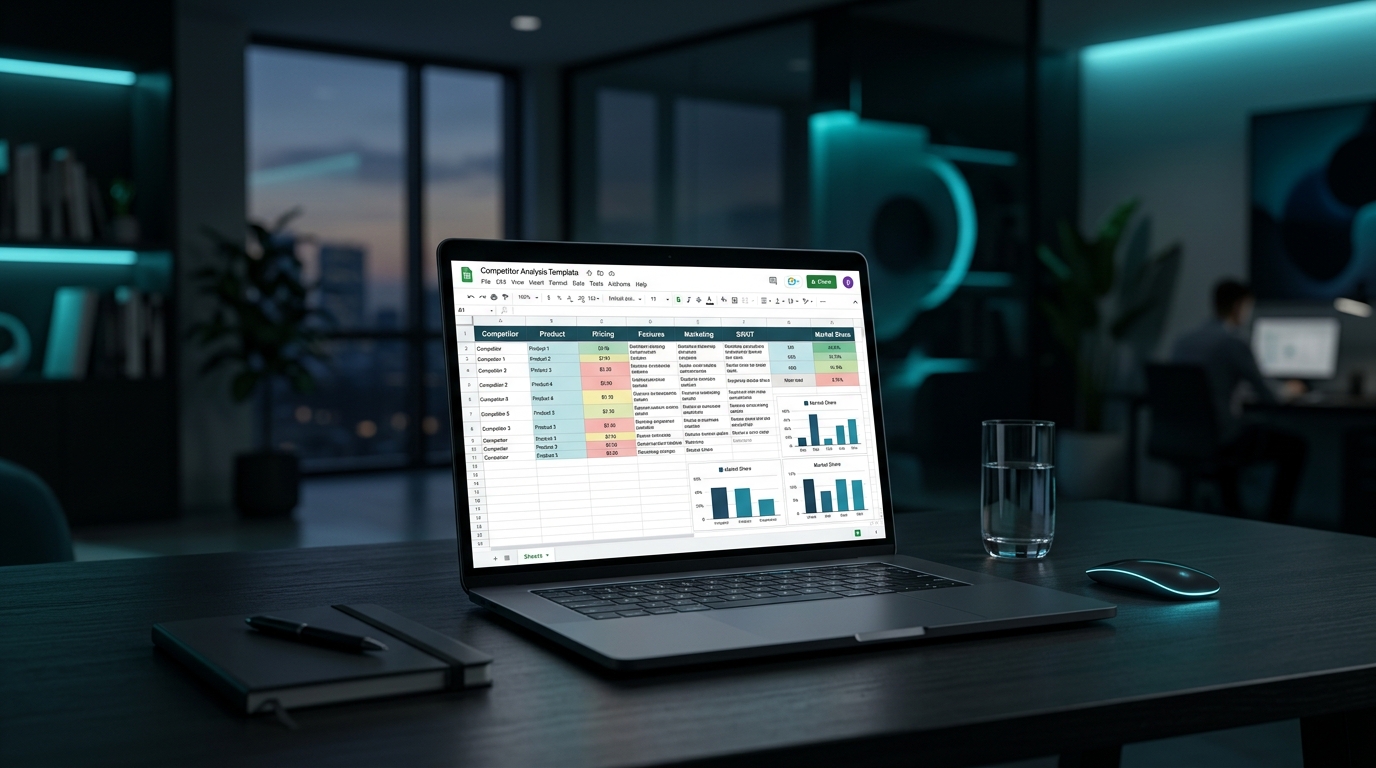 Competitor Analysis Template Google Sheets